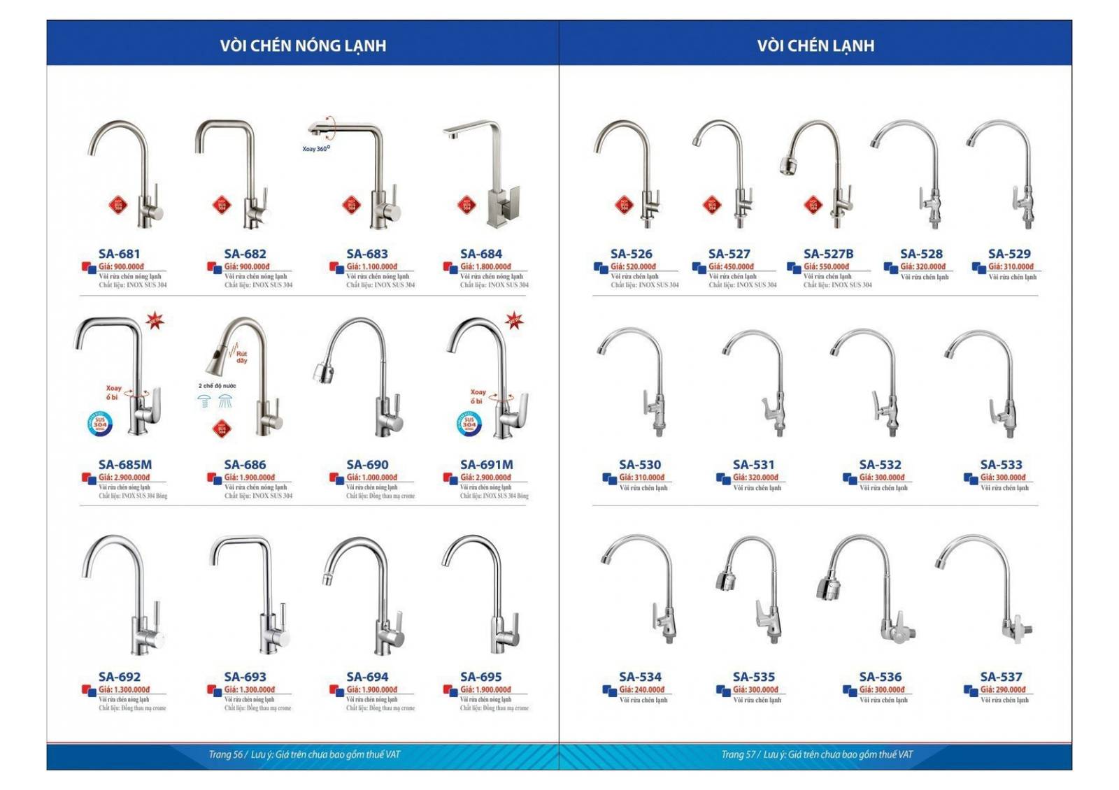 Thiết bị vệ sinh SAFANI Catalogue và bảng giá mới nhất 2024 /Page 29